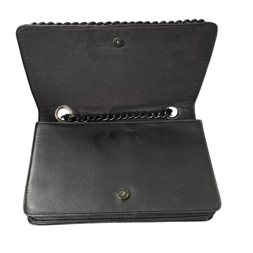 Aldo Greenwald black quilted chain detail crossbody bag - Picture 10 of 12